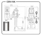 Masina de gaurit CSN-14A  